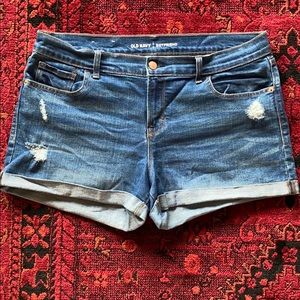 Old Navy boyfriend shorts, size 12